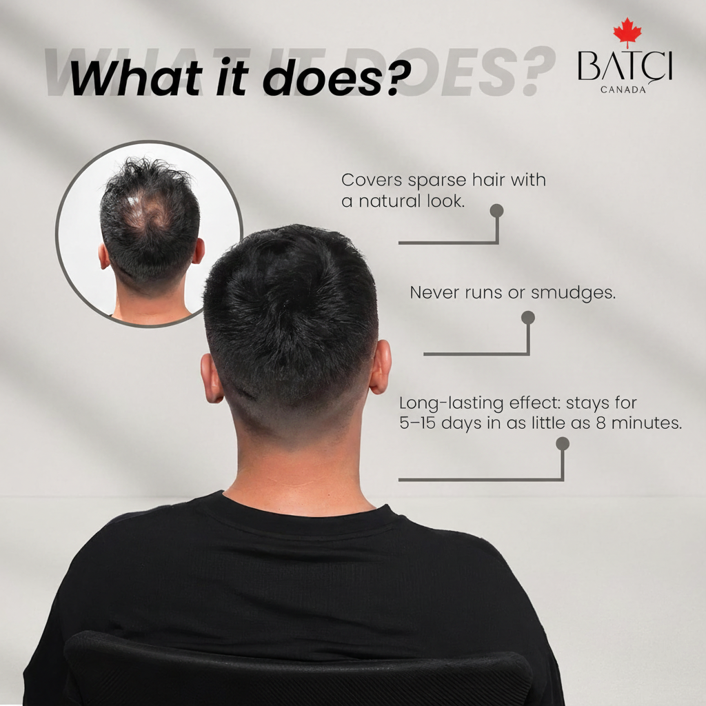 Batci Hair Concealer: Instantly Thicker Looking Hair